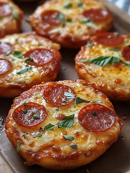 Easy Keto Mini Pizzas
