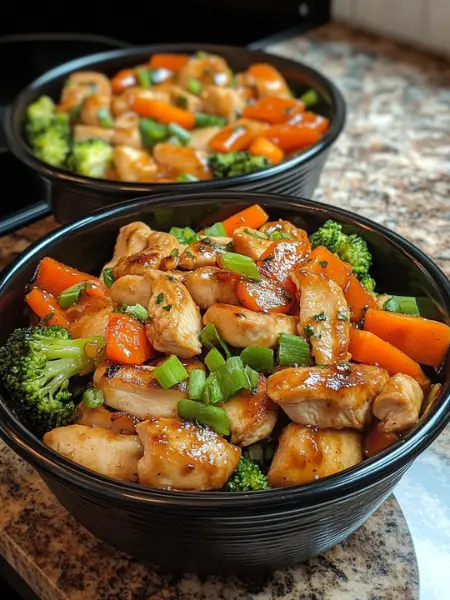 Chicken Stir Fry Bowls