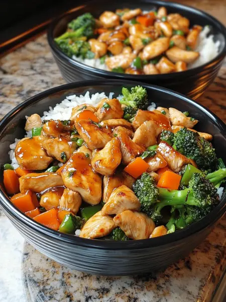 Chicken Stir Fry Bowls