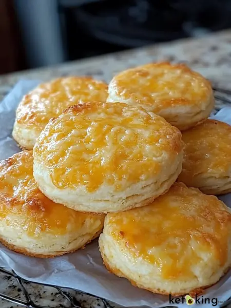 Cheddar Keto Biscuits