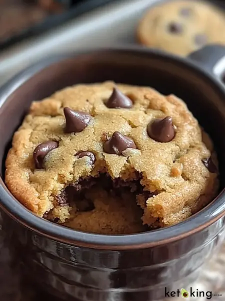 Chocolate Chip Cookie in a Mug
