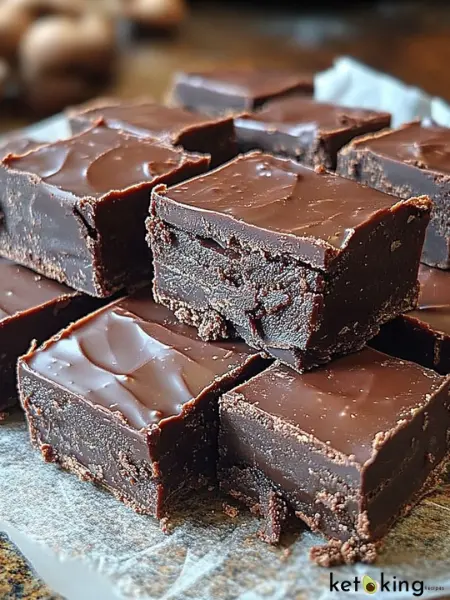 Keto Chocolate Peanut Butter Fudge