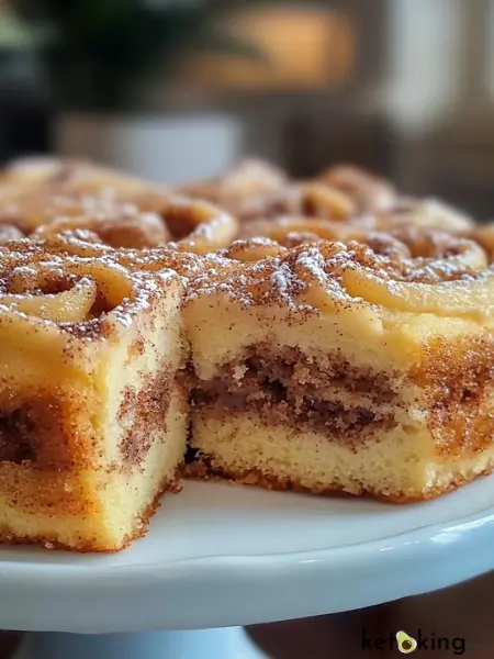 Keto Cinnamon Roll Cake