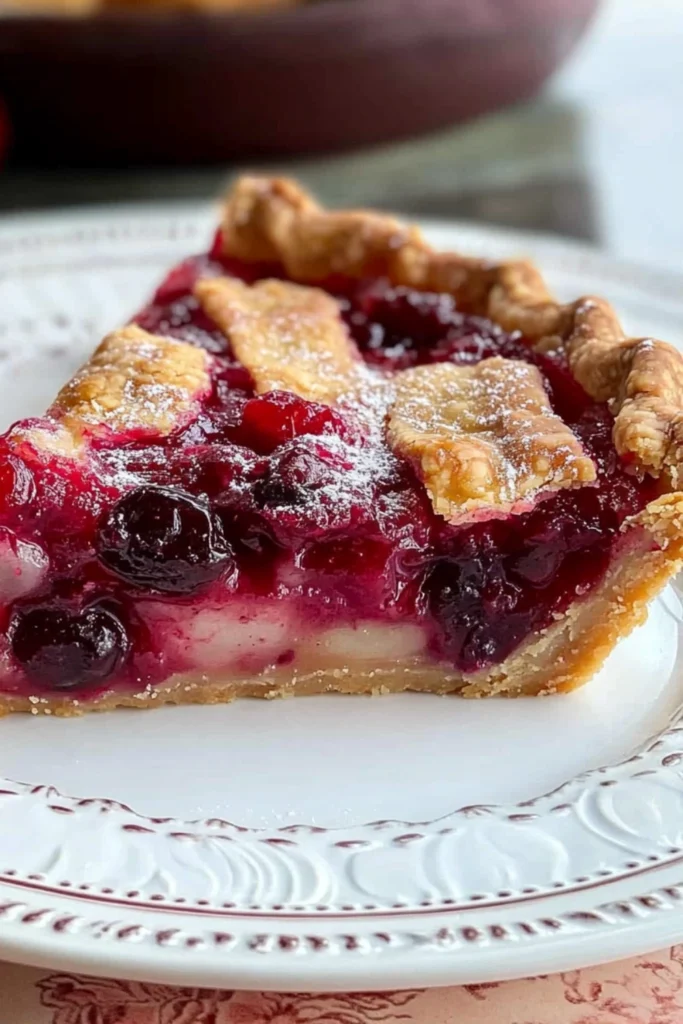 Keto Nantucket Cranberry Pie