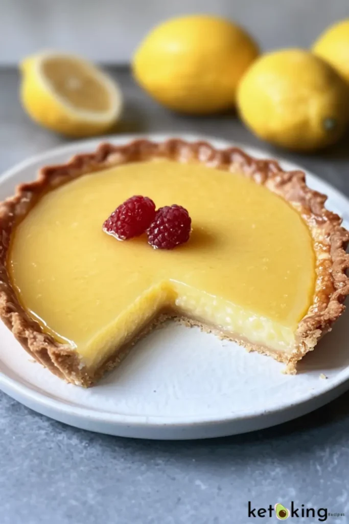 Keto Lemon Curd Tart