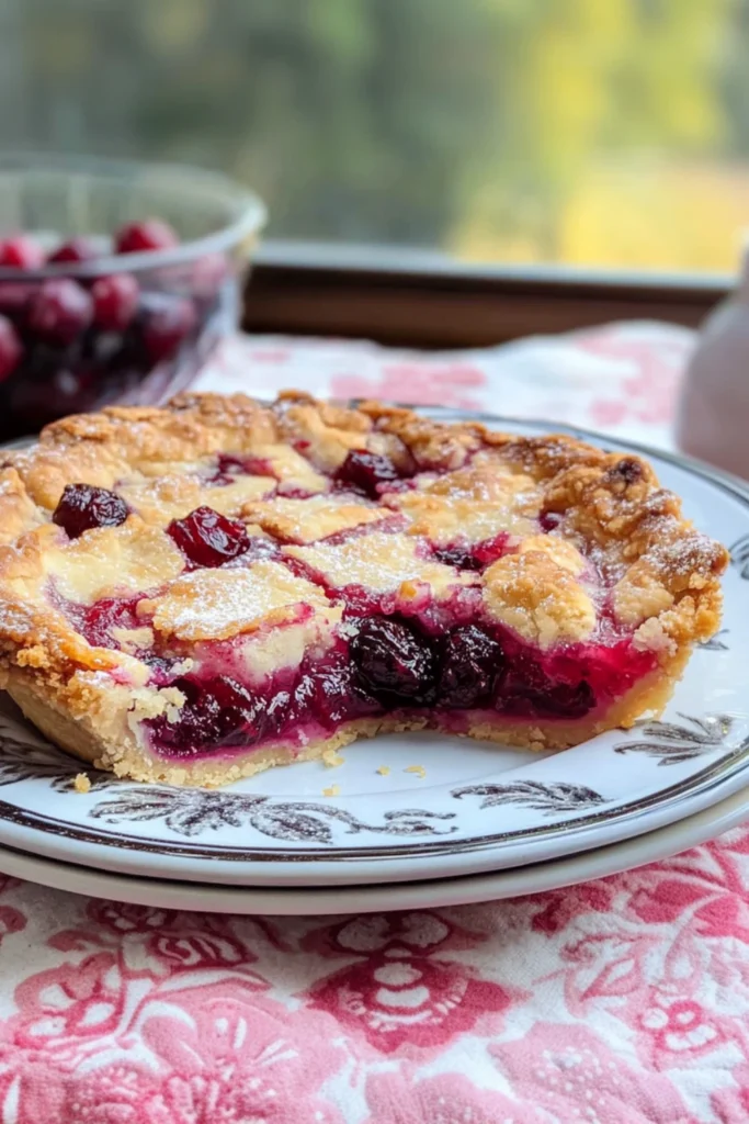 Keto Nantucket Cranberry Pie