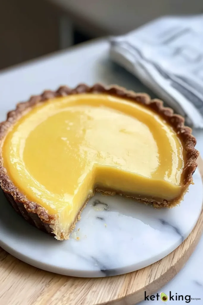 Keto Lemon Curd Tart