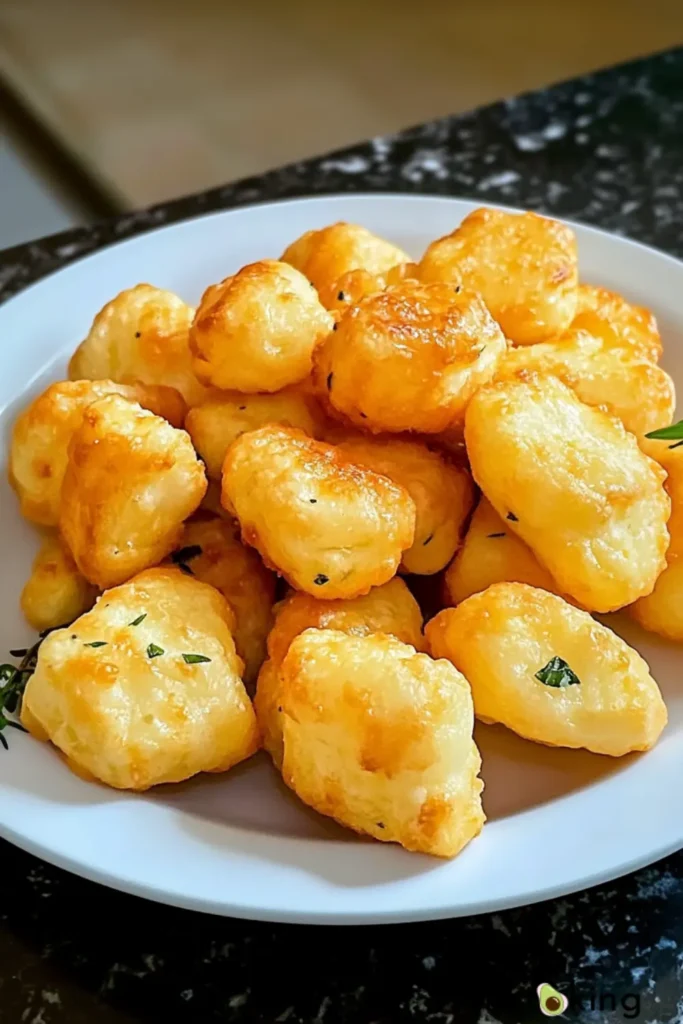Keto Puffed Cheese Snacks